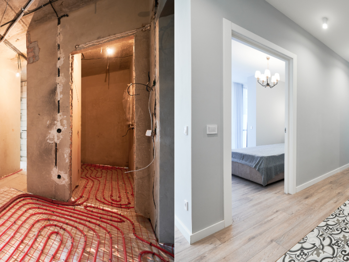 Padlófűtés szerelés