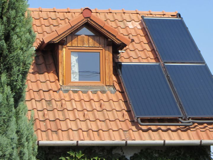 Napkollektor telepítés