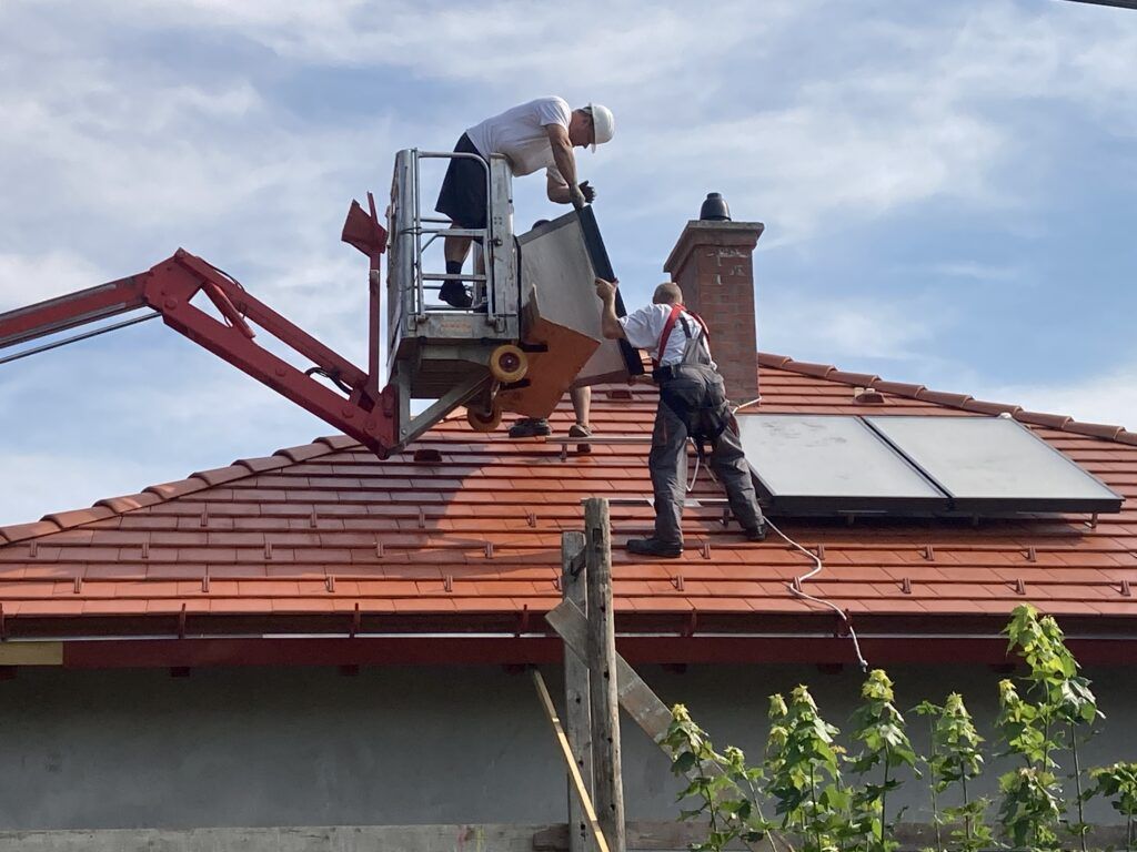 Napkollektor telepítés, 2012. Balatonalmádi