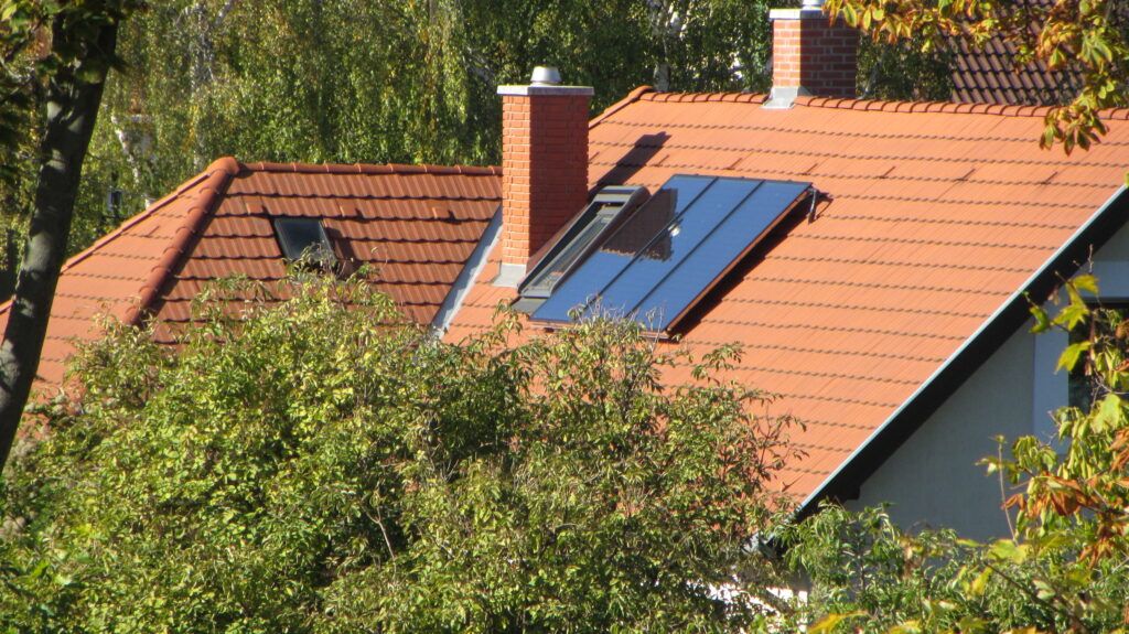 Napkollektor telepítése, 2012. Veszprém