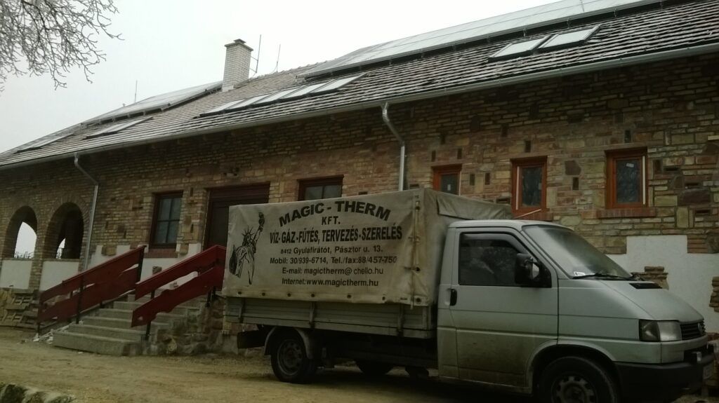 Komplett épületgépészeti kivitelezés, 2014-2020. Herend, Holló és Bárány Vendégház