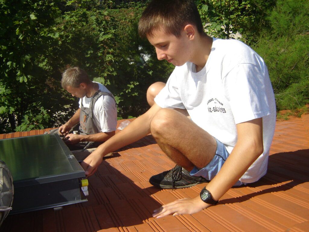 Napkollektor telepítés, 2012. Balatonalmádi