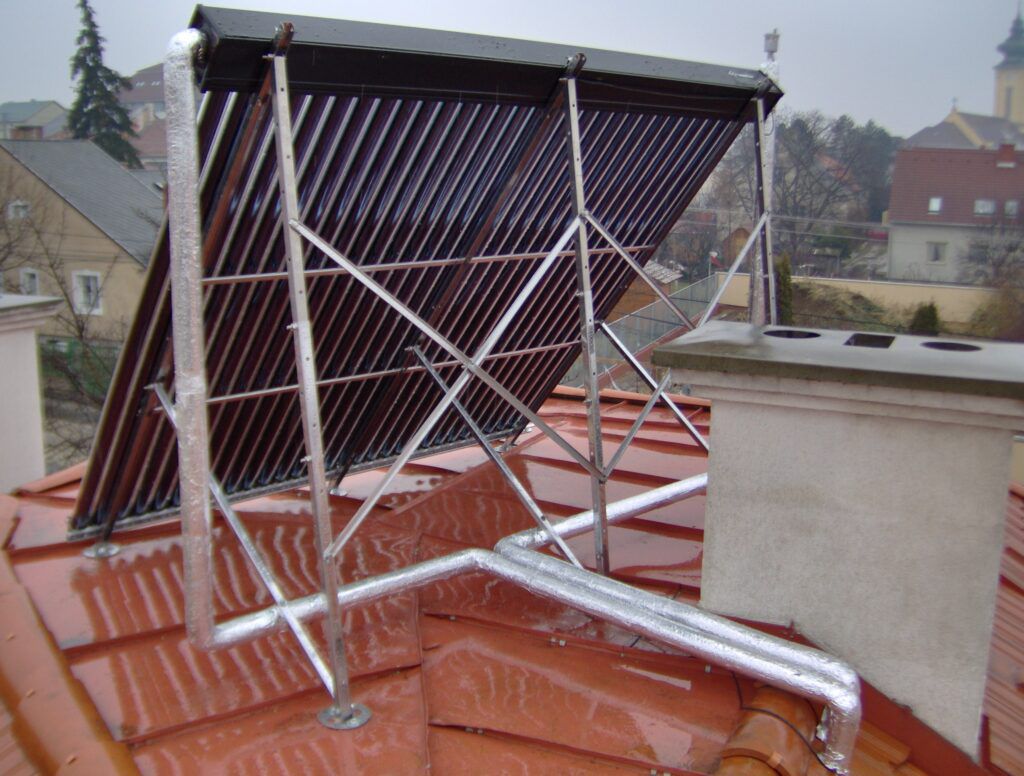 Napkollektor telepítés, 2009. Veszprém