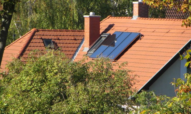 Napkollektor telepítése, 2012. Veszprém