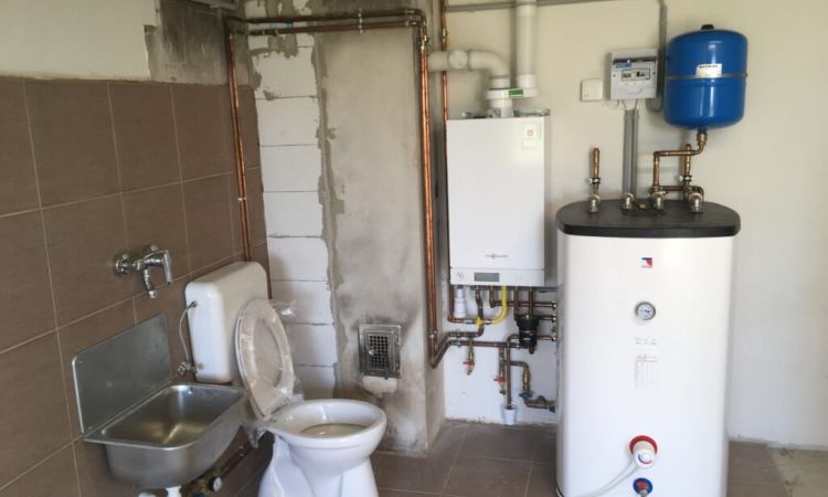 Komplett épületgépészeti kivitelezés, 2019. Csopak